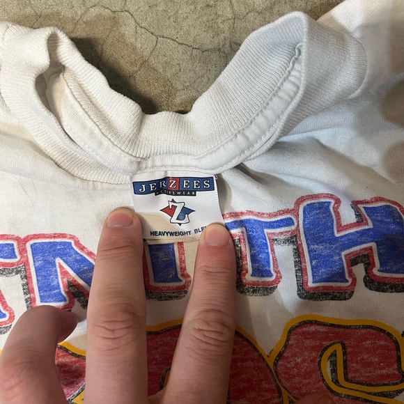 Vintage graphic tee jerzees  90s sun faded - Picture 4 of 6